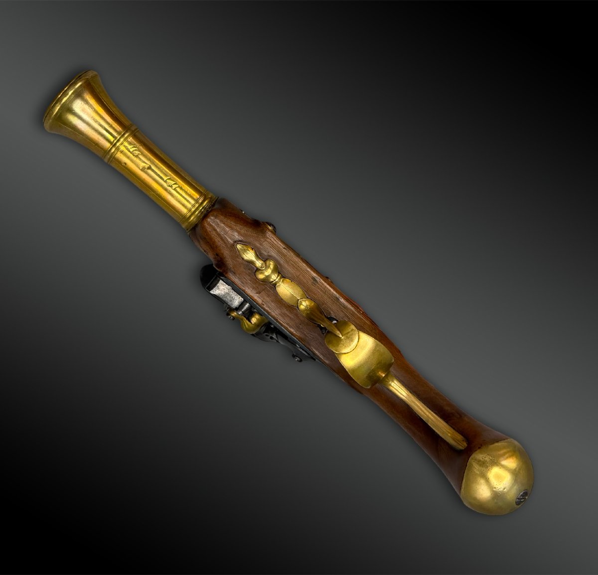 Pistolet de marine trombloné - France - XIXème siècle-photo-3