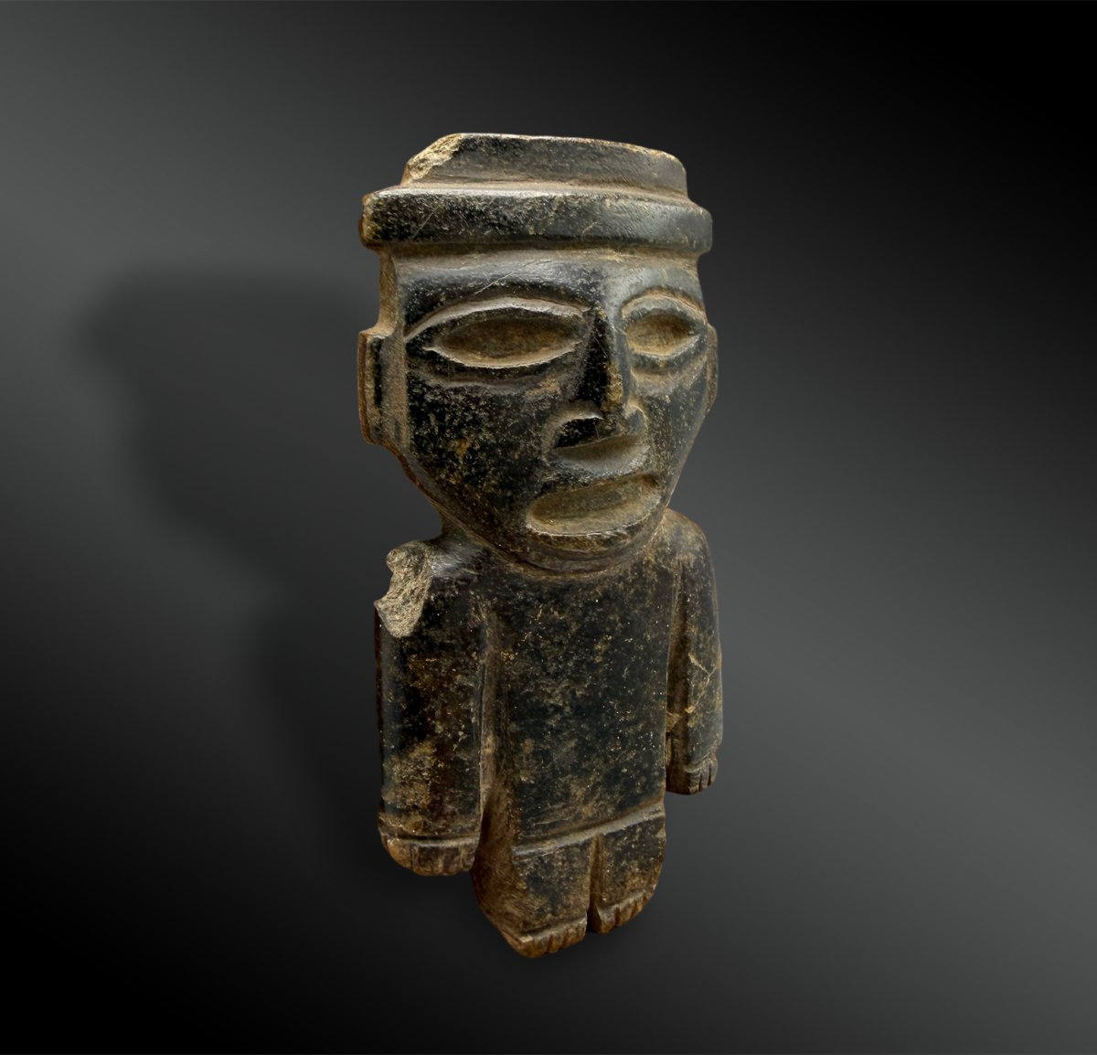 STATUETTE anthropomorphe - Culture Teotihuacan, Centre du Mexique - 300-600 ap. J.-C.-photo-2