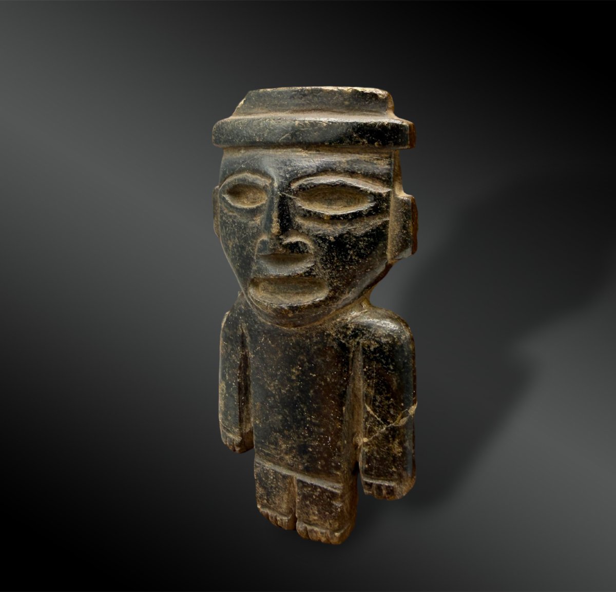 STATUETTE anthropomorphe - Culture Teotihuacan, Centre du Mexique - 300-600 ap. J.-C.-photo-3