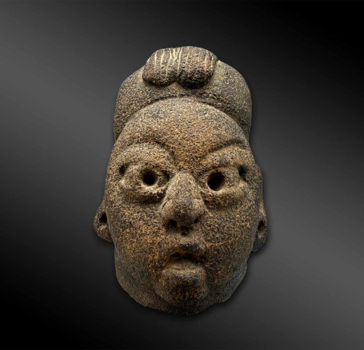 Anthropomorphic Head Known As "baby-face" - Olmec Culture, Mexico - 900–600 B.c.