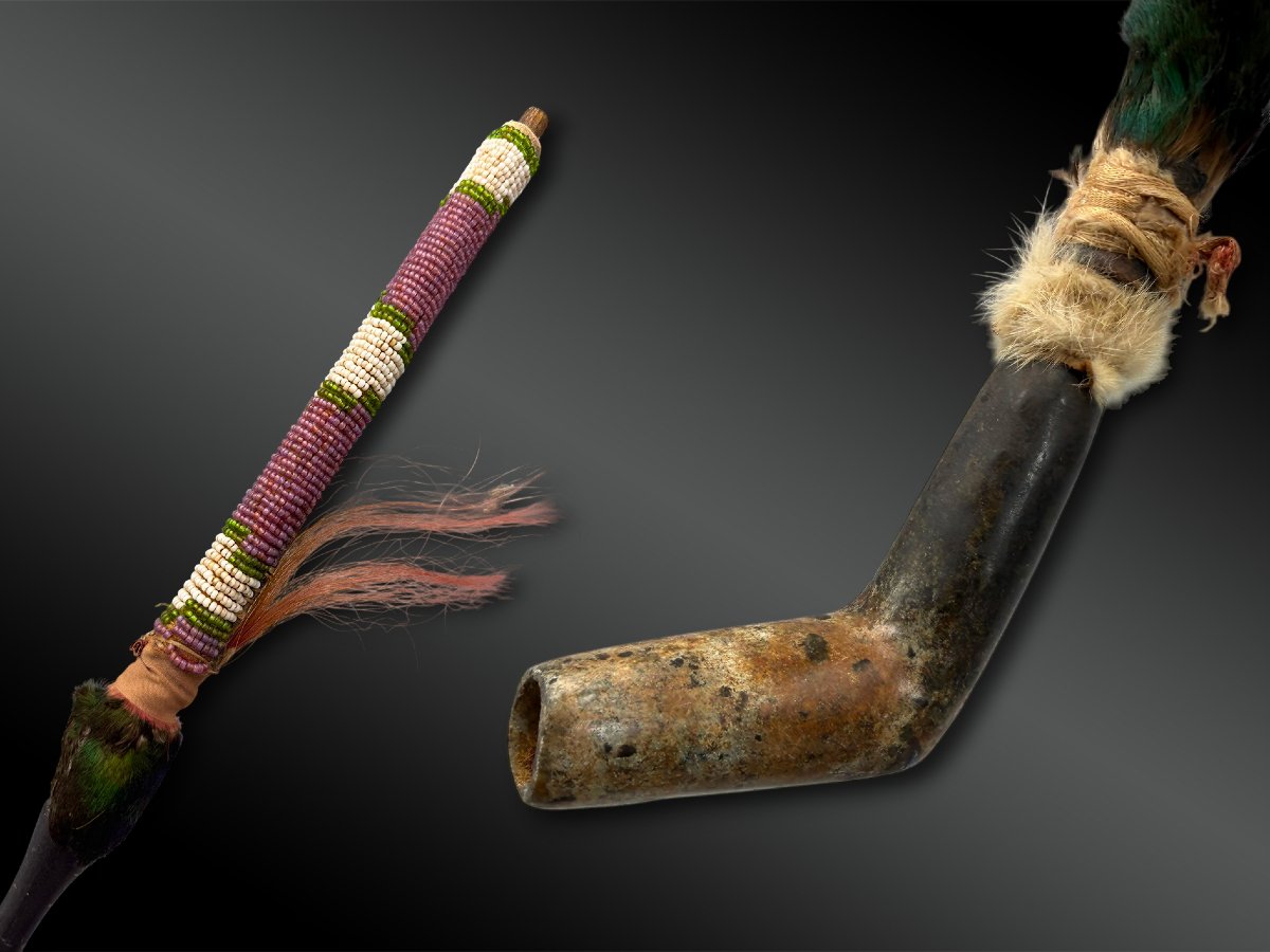 Calumet - Plains Indians, Great Lakes Region, North America - 20th Century-photo-3
