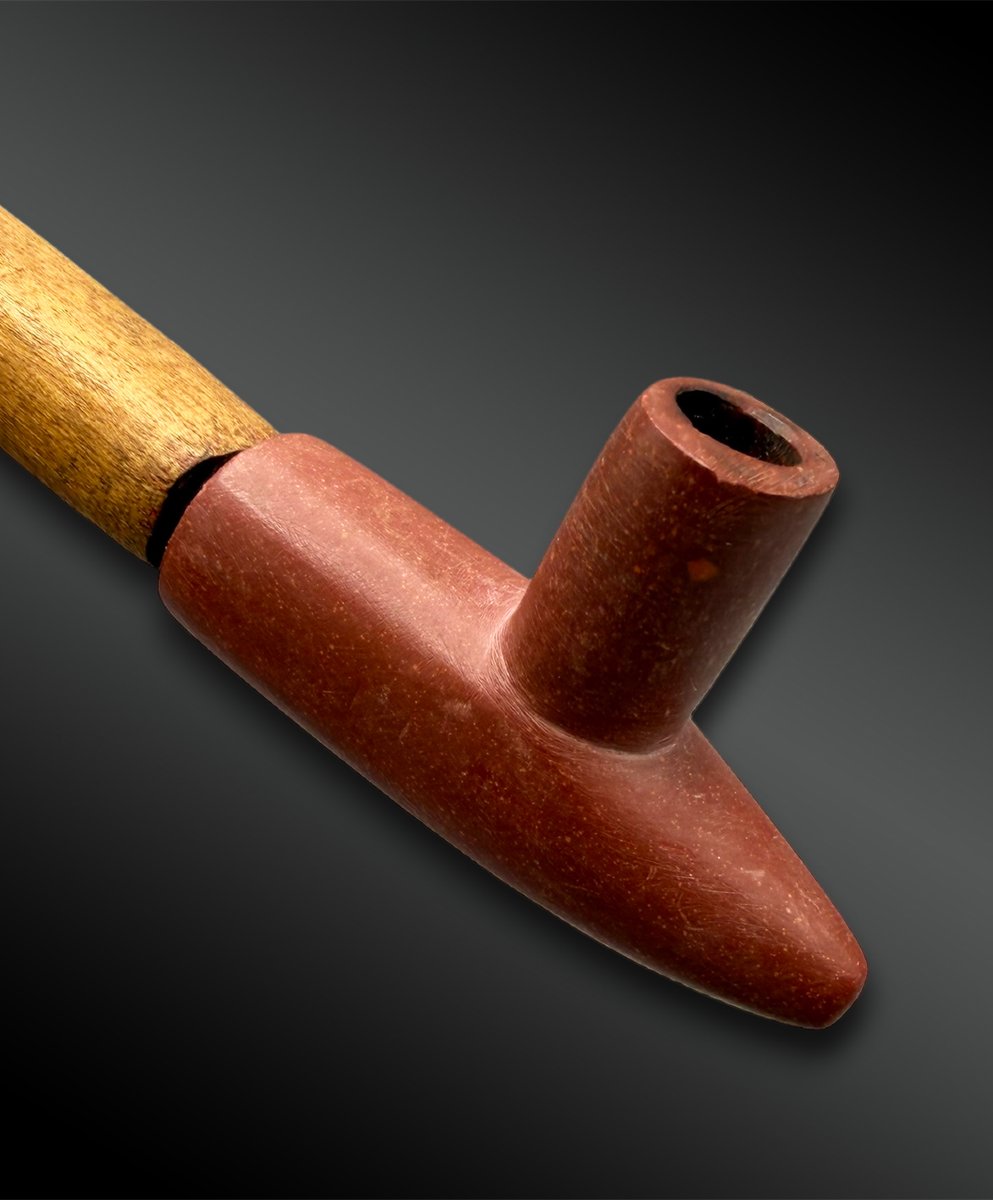Pipe - Blackfoot Indians, Alberta, North America - Circa 1880-photo-3