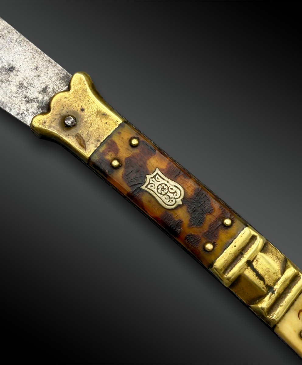 COUTEAU pliant appelé Navaja - Thiers, France - XIXème siècle -photo-3