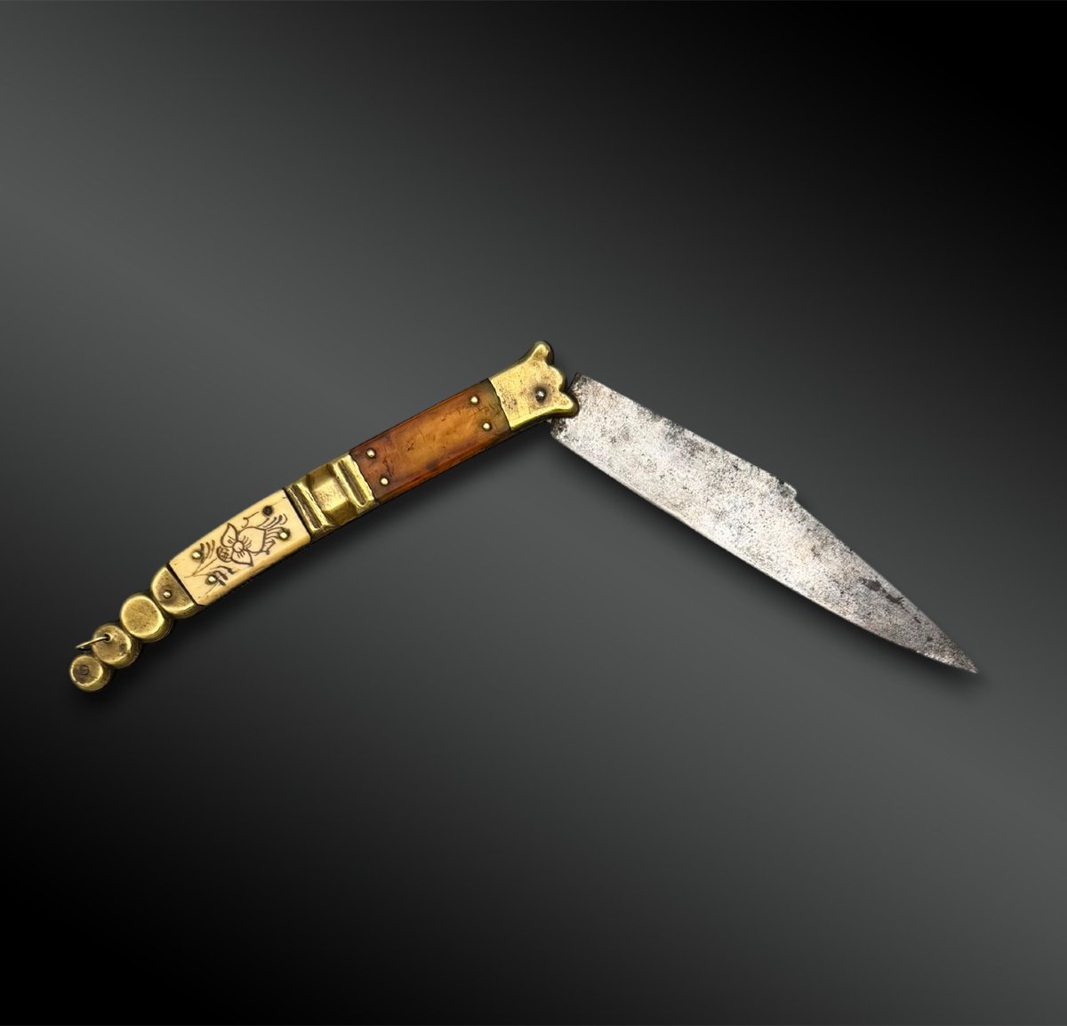 COUTEAU pliant appelé Navaja - Thiers, France - XIXème siècle -photo-4