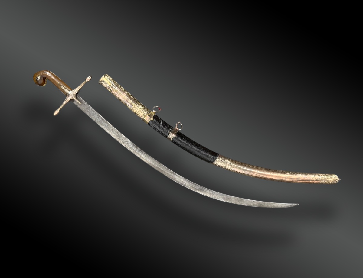 Ottoman Saber, Shamshir With Scathing -photo-2
