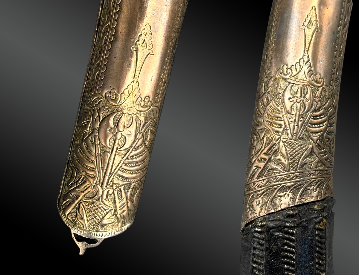 Ottoman Saber, Shamshir With Scathing -photo-1