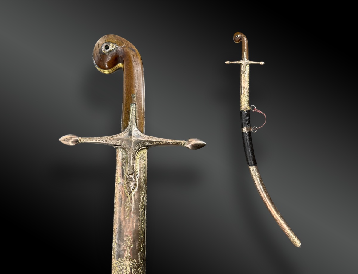 Ottoman Saber, Shamshir With Scathing 