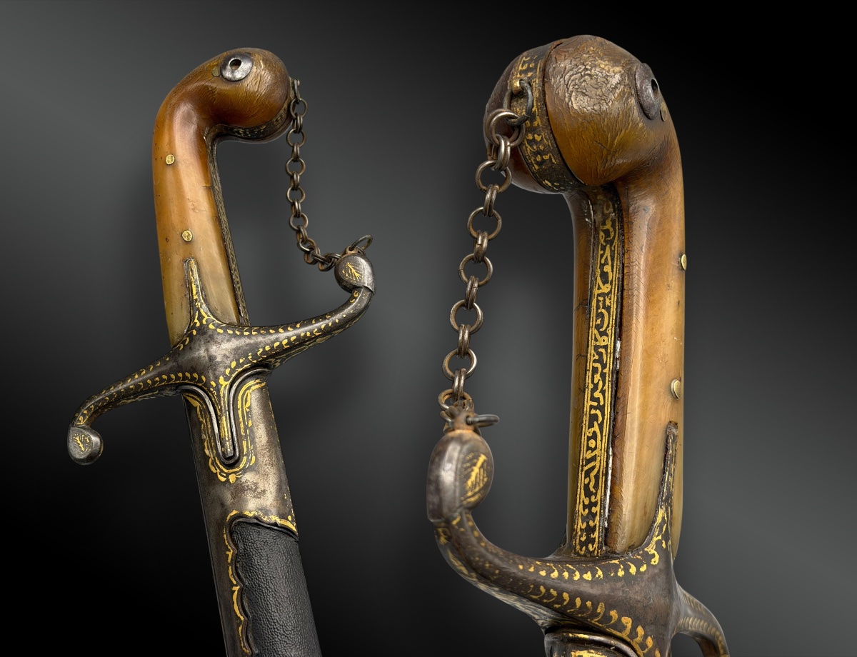 Ottoman Saber, Shamshir With Scathing — Persia, 19th Century-photo-4