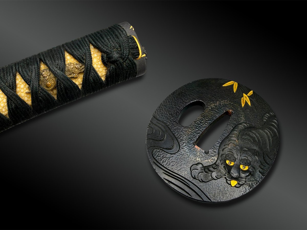 SABRE appelé Wakizashi avec certificat - Japon - Période Edo (1603-1868)-photo-5