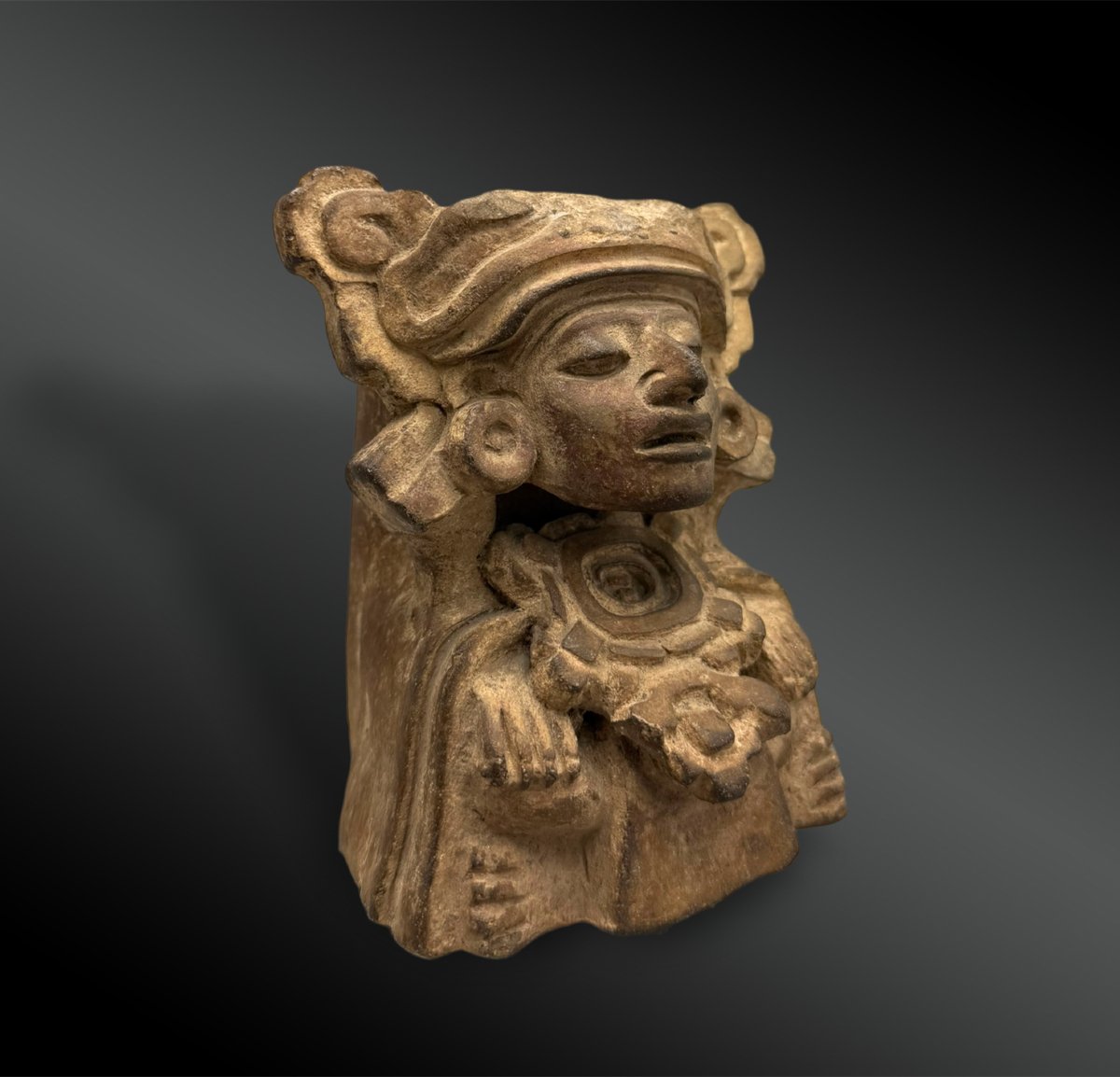 URNE funéraire - Culture Zapotèque, Mexique - 600-900 après J.-C.-photo-2