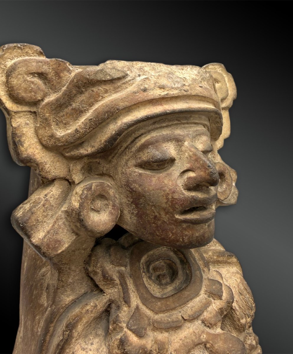 URNE funéraire - Culture Zapotèque, Mexique - 600-900 après J.-C.-photo-3