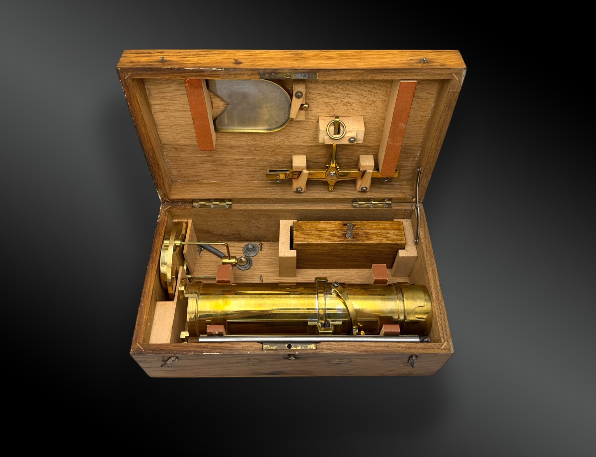 Reichs Grain Tester In A Case, Precision Measuring Instrument  -photo-2