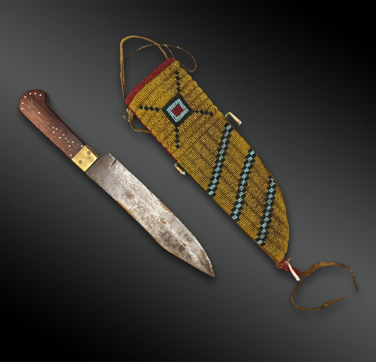 Knife - Blackfoot Indians, Great Plains, North America - Circa 1880
