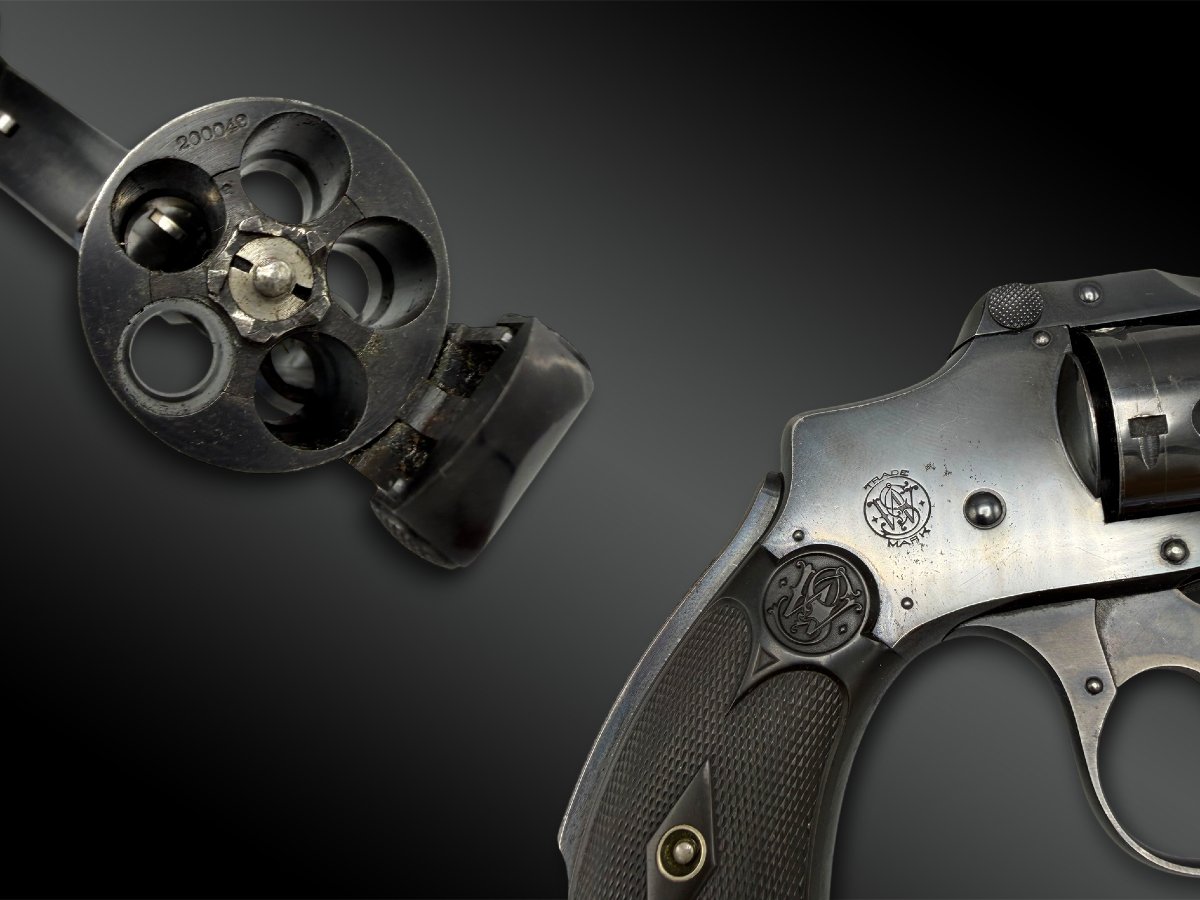 COFFRET REVOLVER Smith & Wesson Safety Hammerless - Etats-Unis - Vers 1890-photo-3