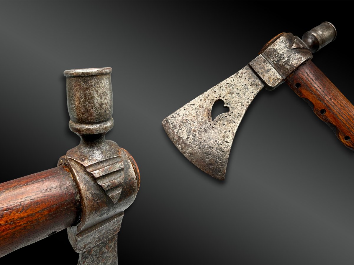 PIPE-TOMAHAWK - Indiens de la région des Grandes Plaines, États-Unis - Vers 1860-photo-2