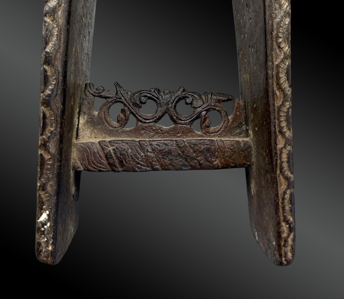 GRAND ÉTRIER-CROIX – VICE ROYAUTÉ DE NOUVELLE ESPAGNE Méxique, XVIIIème siècle-photo-4