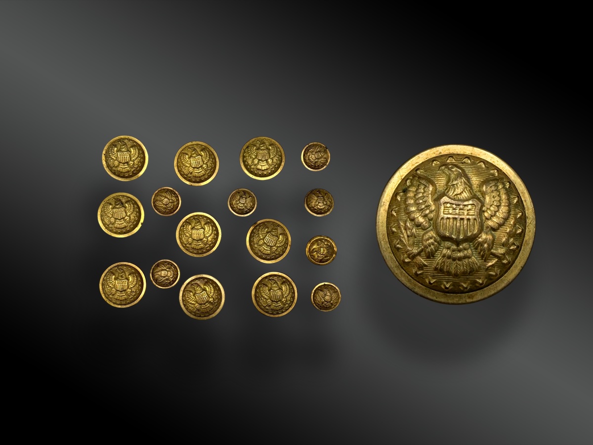 ENSEMBLE DE BOUTON GRAND SCEAU DES ÉTATS-UNIS – US ARMY