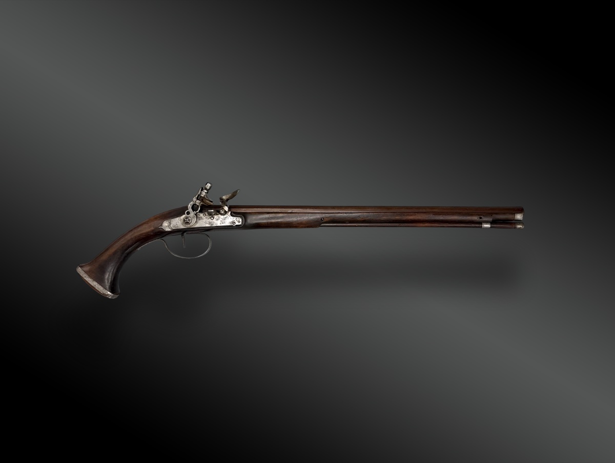 LONG PISTOLET CIVIL À SILEX Italie, XVIIème siècle.