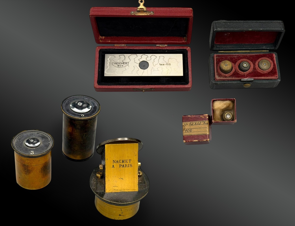 Nachet Microscope Set, 1886-photo-4