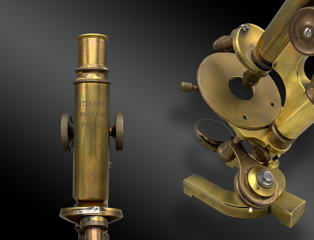 Maurice Stiassine Tilting Microscope-photo-3