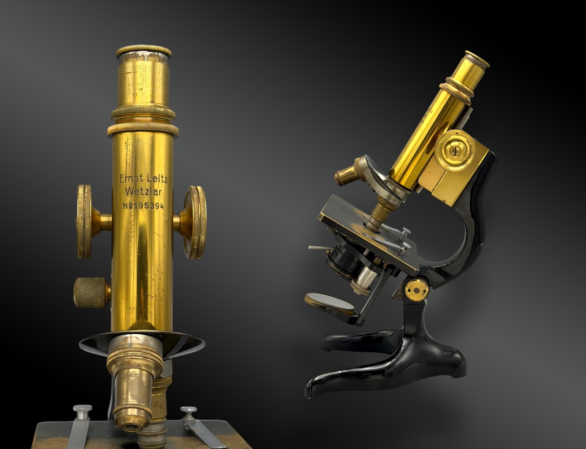 Ernst Leitz Wetzlar Microscope Set, Model “stativ Iib,” No. 195394-photo-2