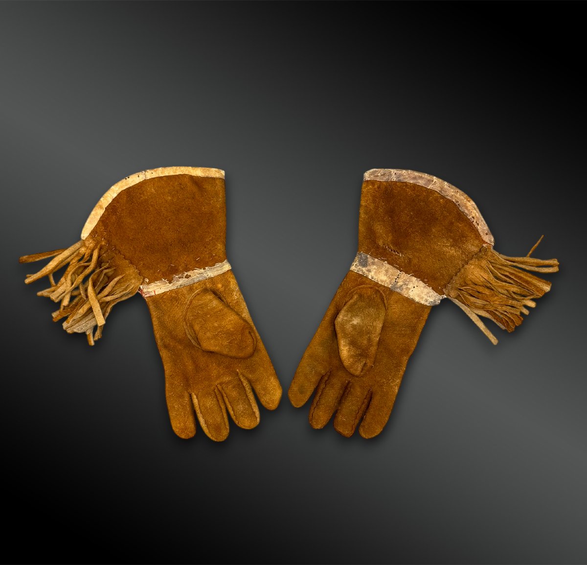 Paire de GANTS - Indiens Athabaskan, Nord-Ouest de l'Amérique du Nord-photo-4