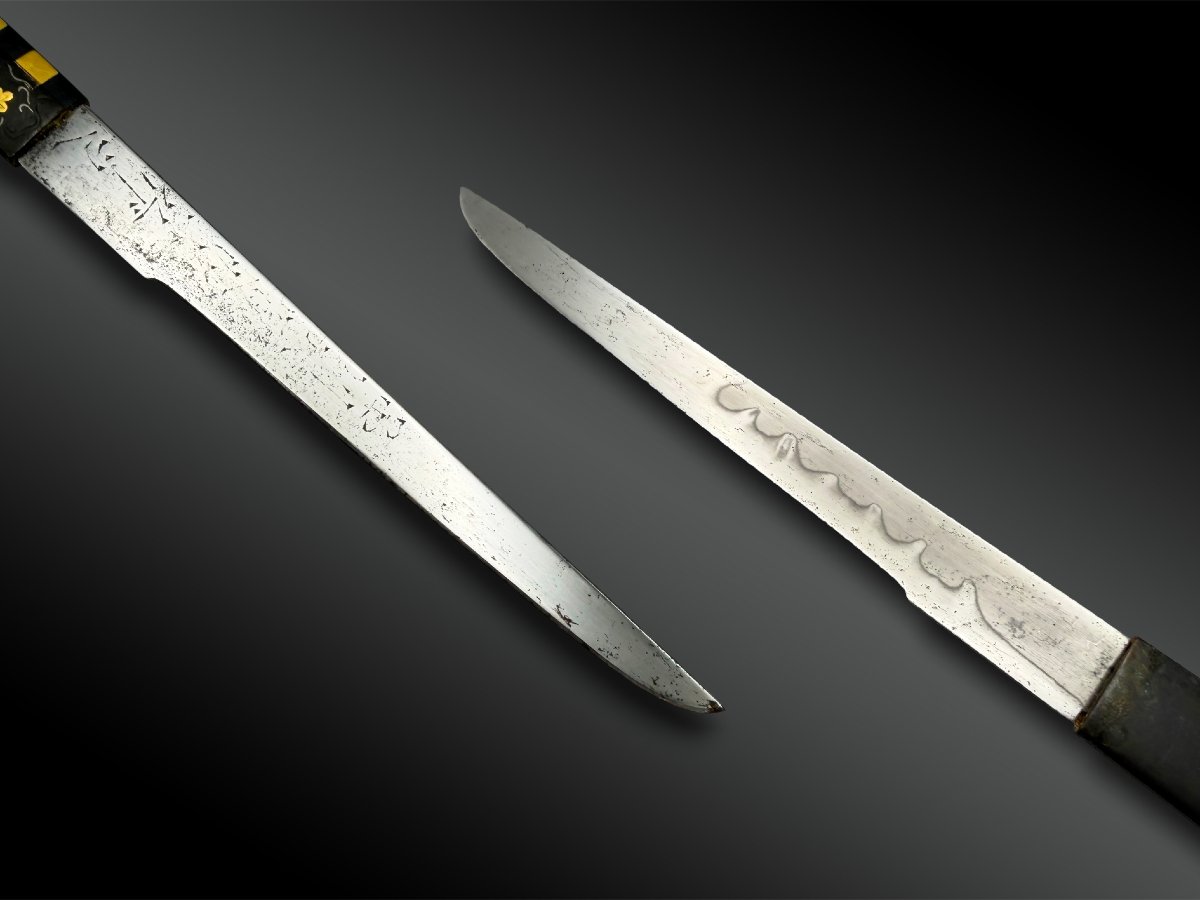 Knife Known As A Tanto, Signed By Fujiwara Kunishige Saku - Japan - Edo Period (1603–1868)-photo-2