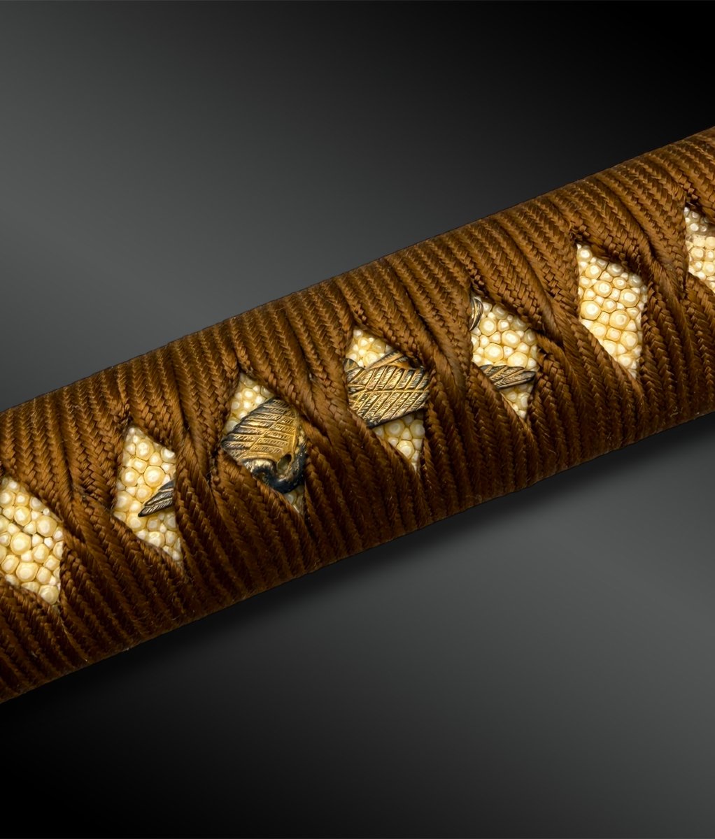 Sabre Known As Katana, Signed "a Fud Mio" - Japan - Edo Period (1603–1868)-photo-4