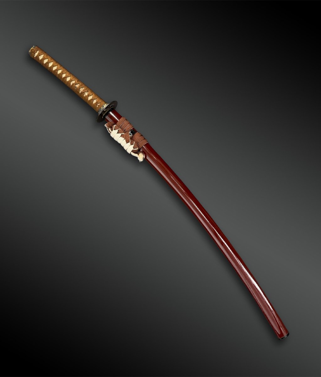 Sabre Known As Katana, Signed "a Fud Mio" - Japan - Edo Period (1603–1868)-photo-5