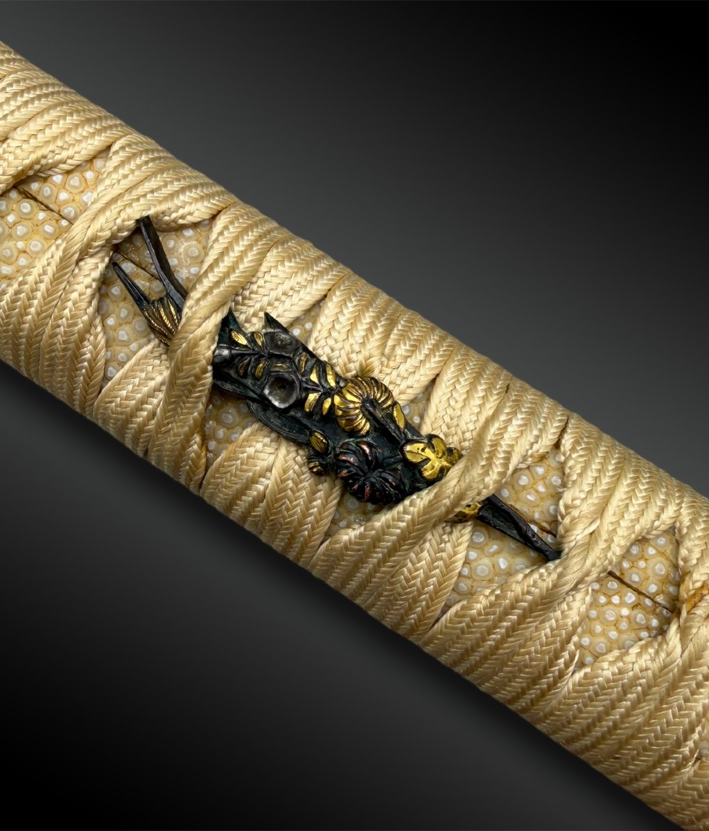 SABRE appelé Katana signé Kawachi no Kami Minamoto Hironobu - Province Yamashiro et Kii, Japon-photo-3