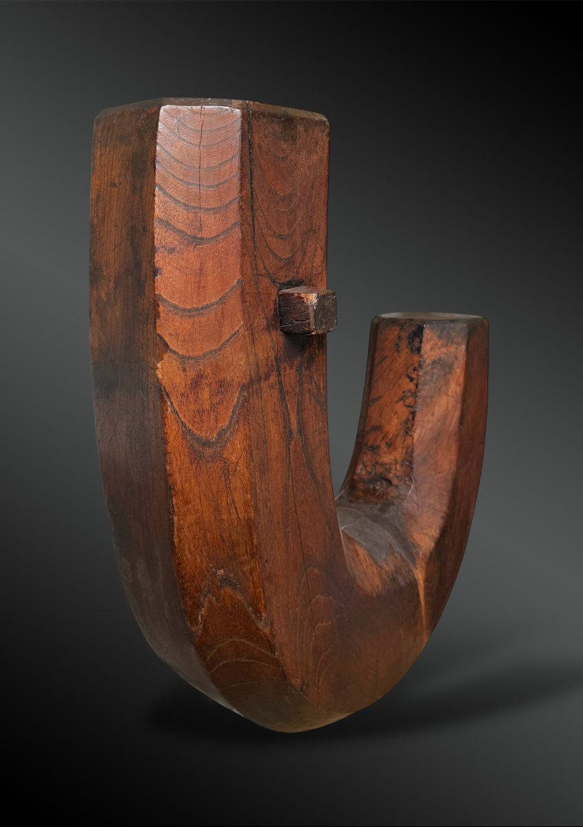 Rare CROCHET de CRÉMAILLÈRE appelé Jizaikake ou Jizaikagi  - Japon - Période Édo (1603-1868)-photo-4