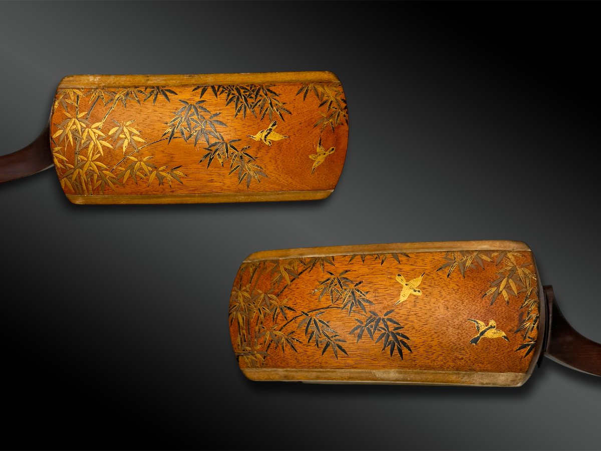 INSTRUMENT de MUSIQUE appelé Shamisen - Japon - Période Edo (1603-1868)-photo-2
