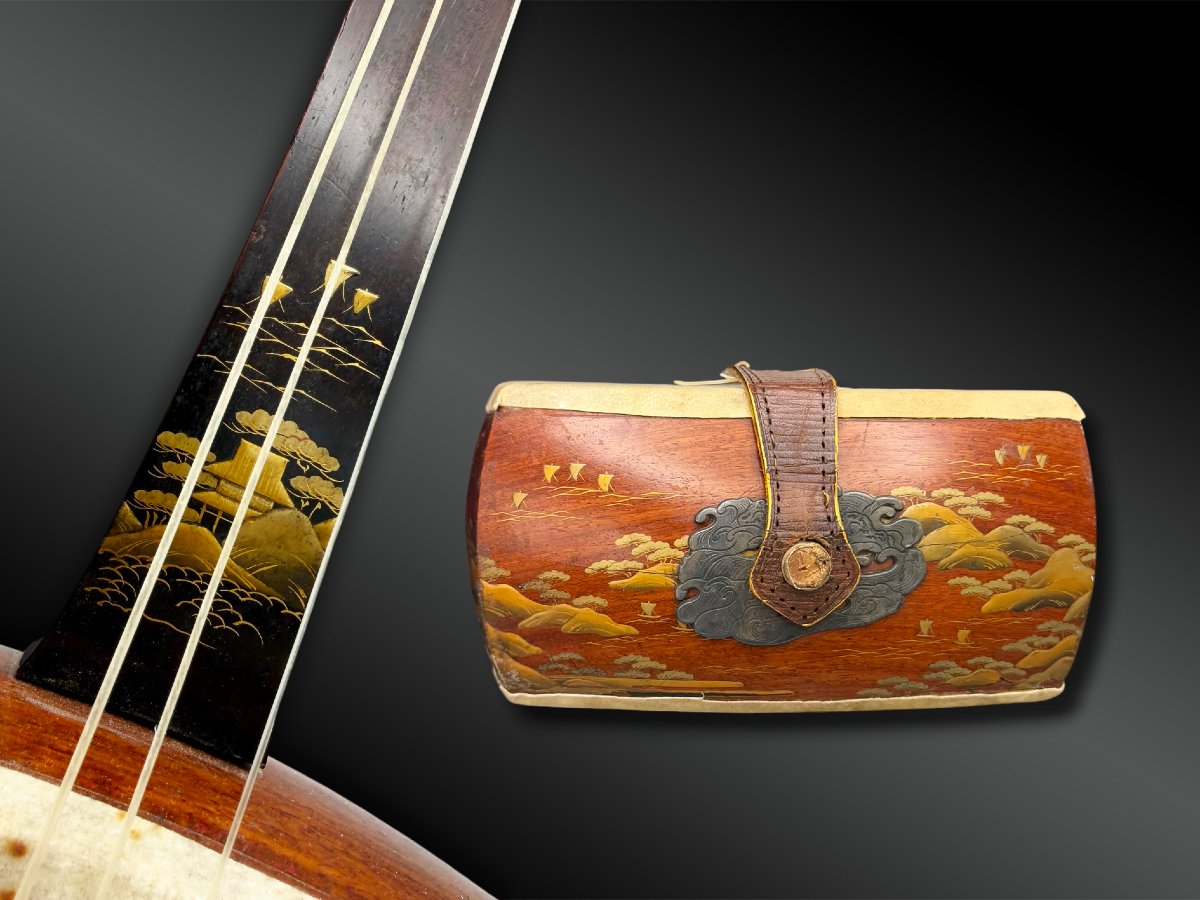 Musical Instrument Called The Shamisen - Japan - Edo Period (1603–1868)-photo-3