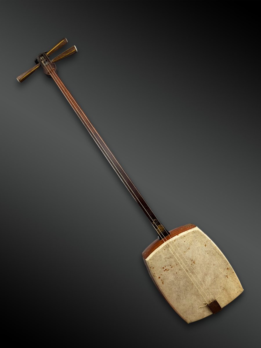 Musical Instrument Called The Shamisen - Japan - Edo Period (1603–1868)