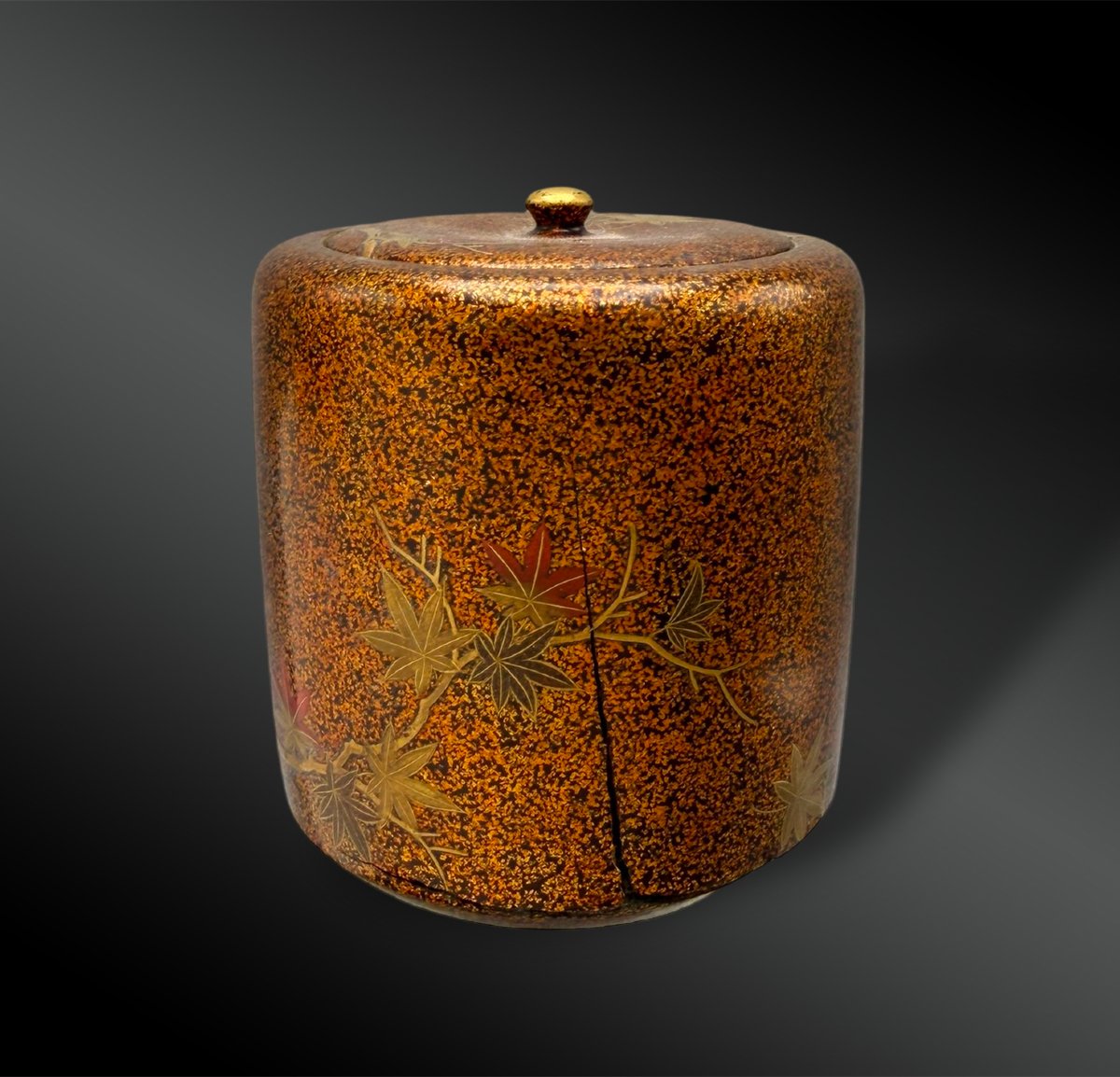 Small Tea Box Called A Natsume - Japan-photo-2