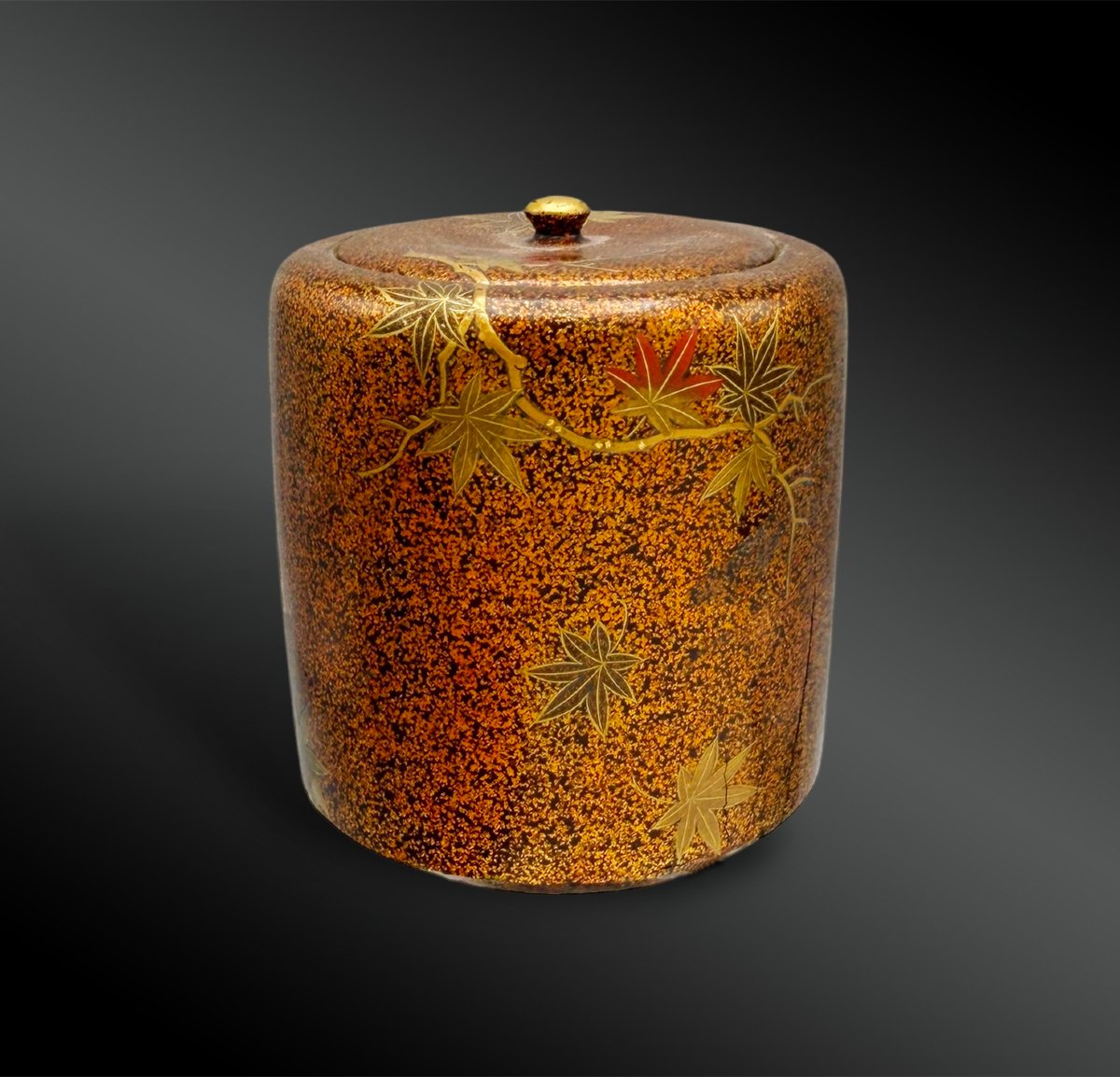 Small Tea Box Called A Natsume - Japan