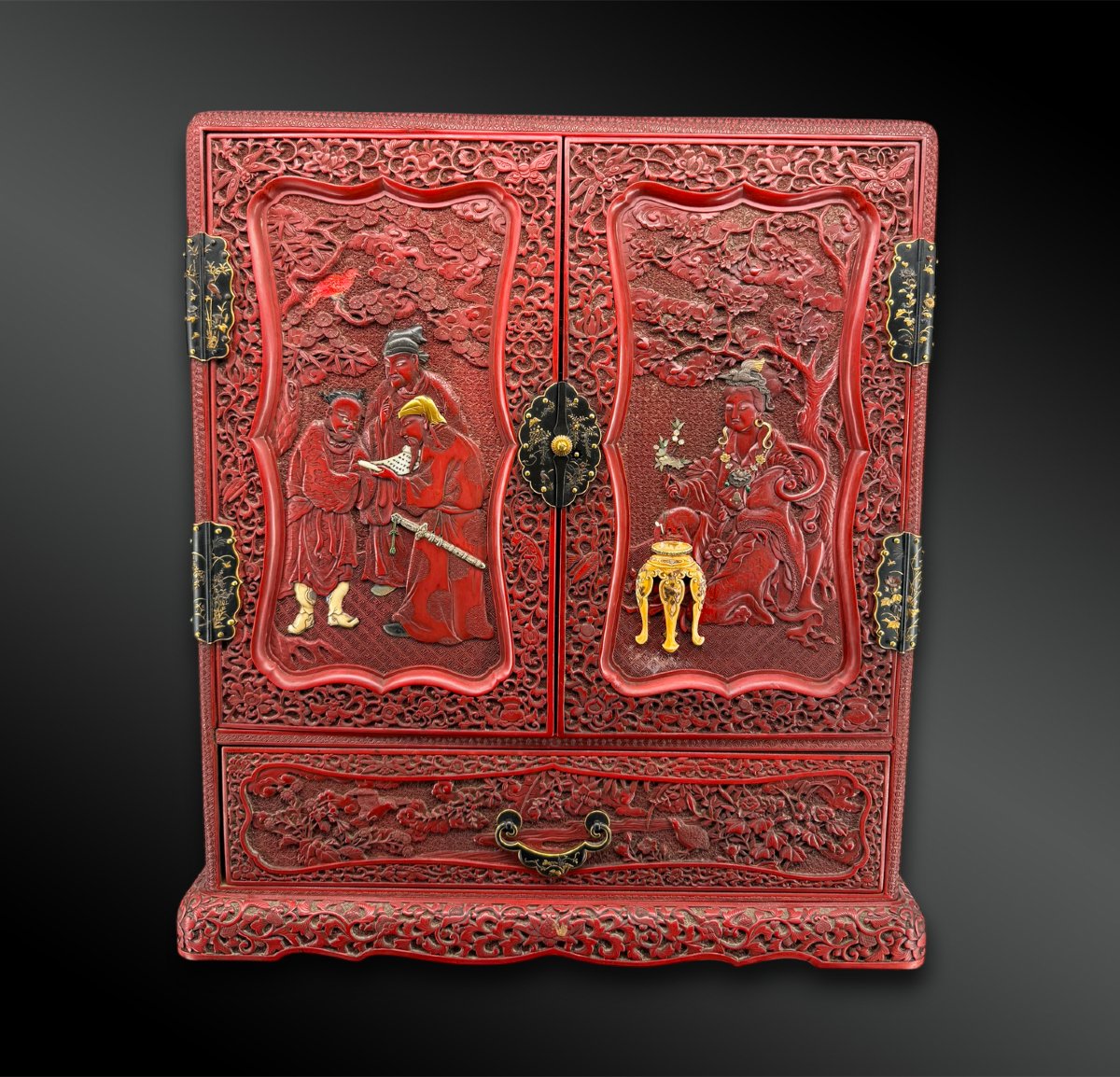 CABINET appelé Kôdansu - Japon - Période Meiji (1868-1910)-photo-3