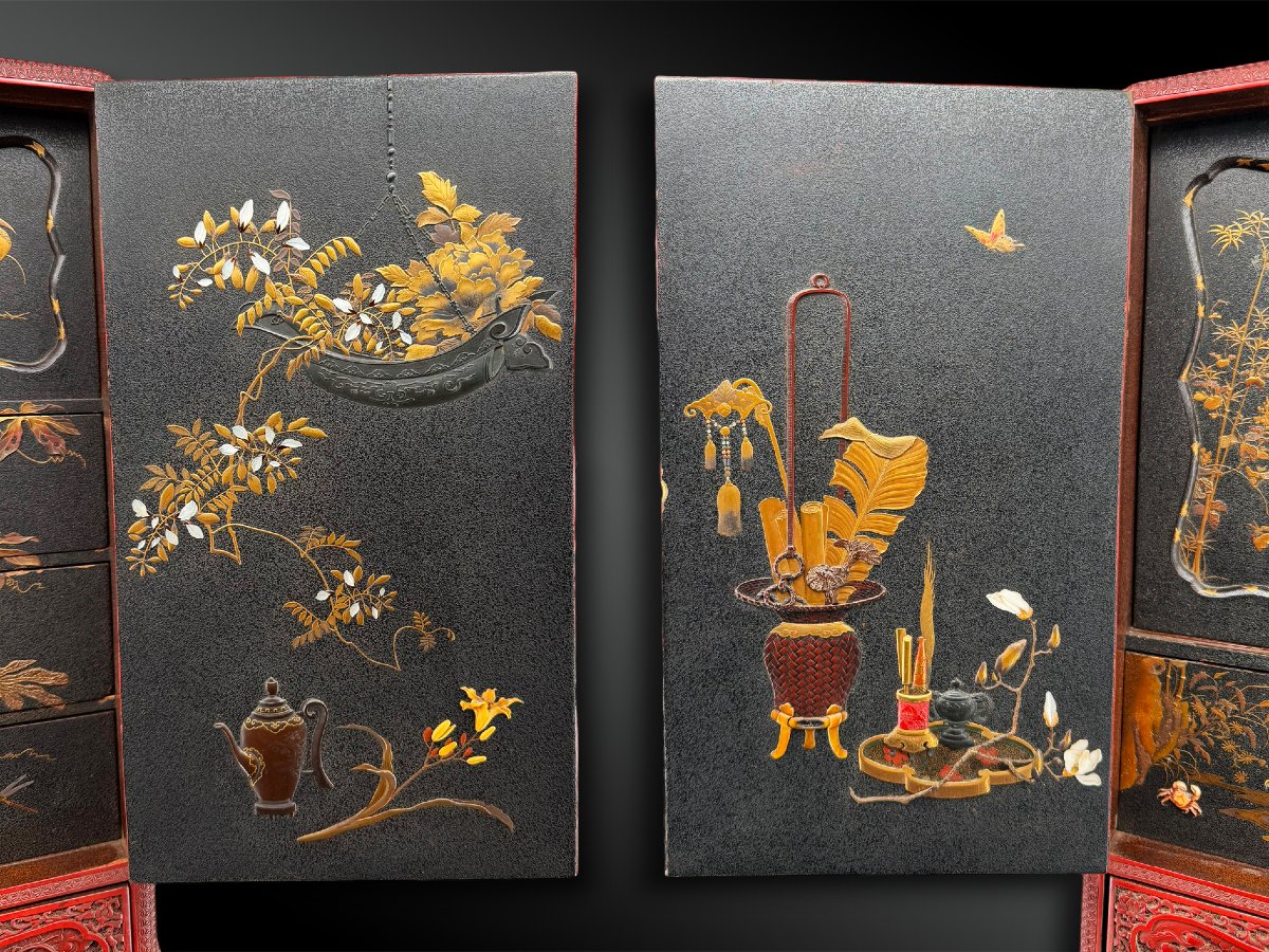 CABINET appelé Kôdansu - Japon - Période Meiji (1868-1910)-photo-4