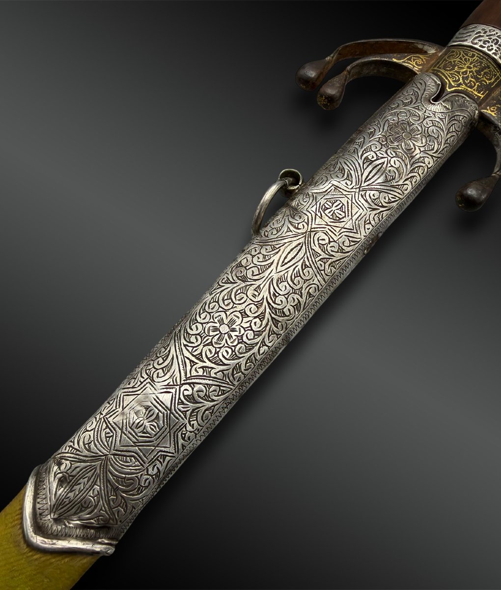 SABRE Nimcha de type meknassi - Maroc - XIXe siècle-photo-2