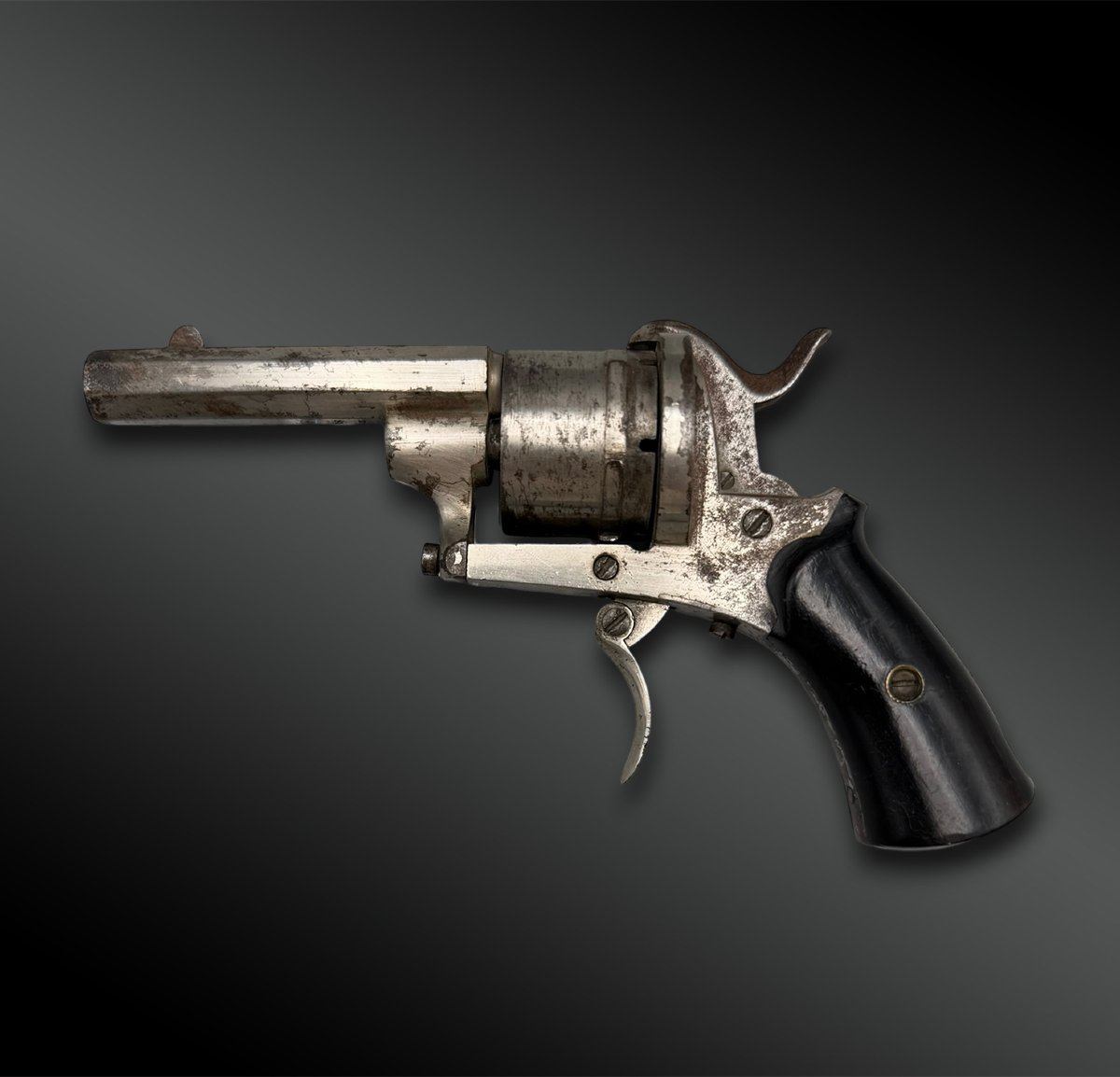 Revolver type Lefaucheux - Belgique - XIXème siècle-photo-2