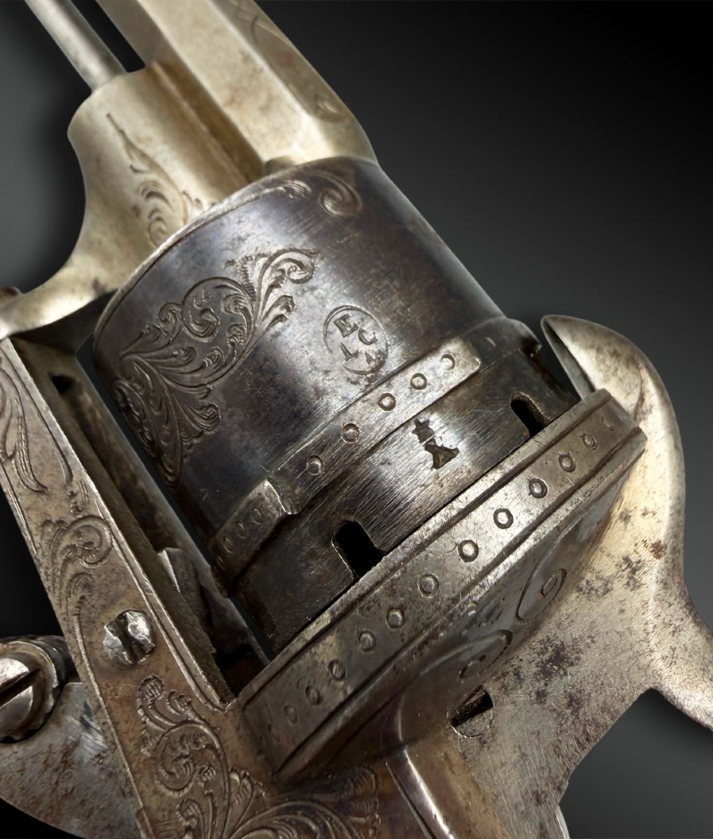 Lefaucheux-type Revolver - Belgium - 19th Century-photo-1