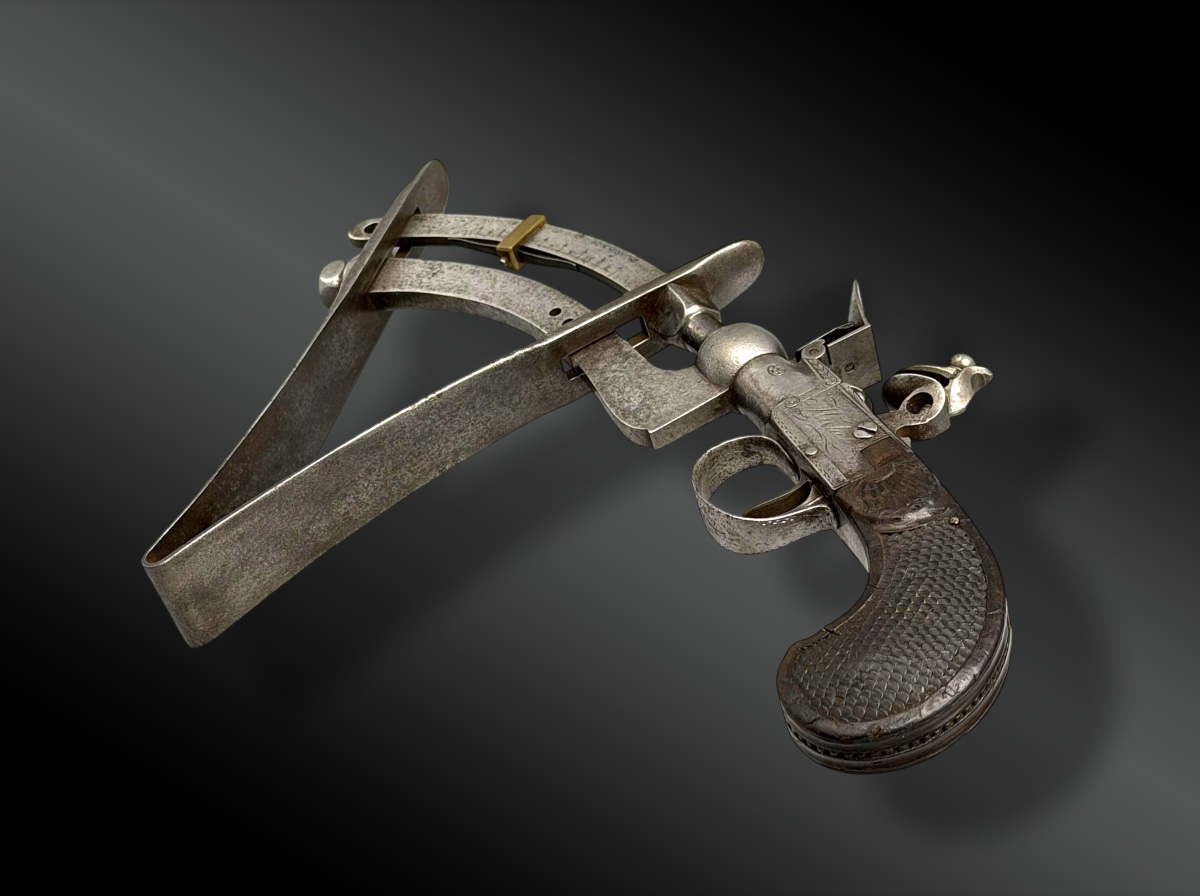 Flint-powered Powder Testing Pistol By Michel Berleur-photo-2