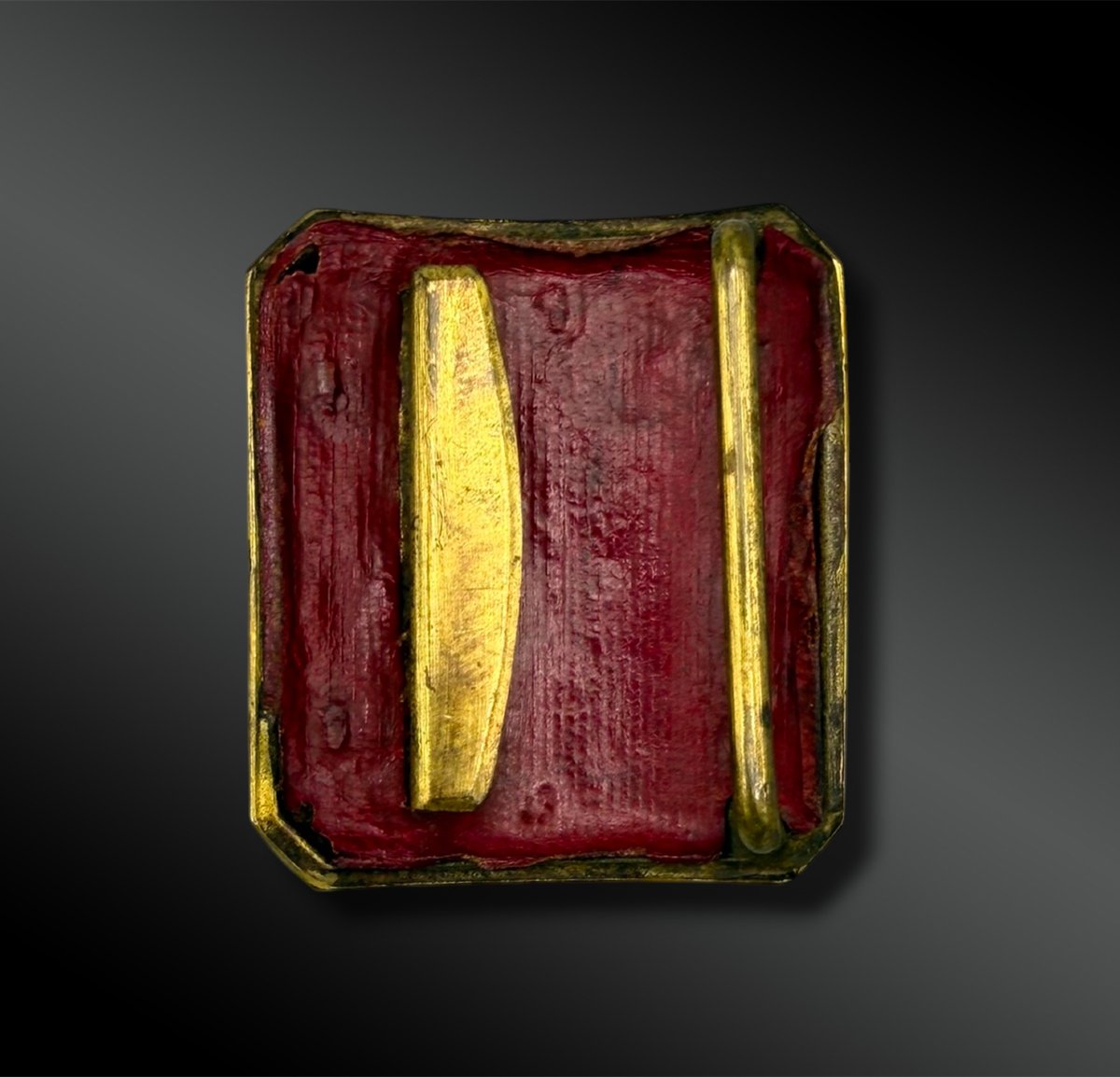 PLAQUE de CEINTURON d’officier d’infanterie - France - XIXème siècle-photo-3
