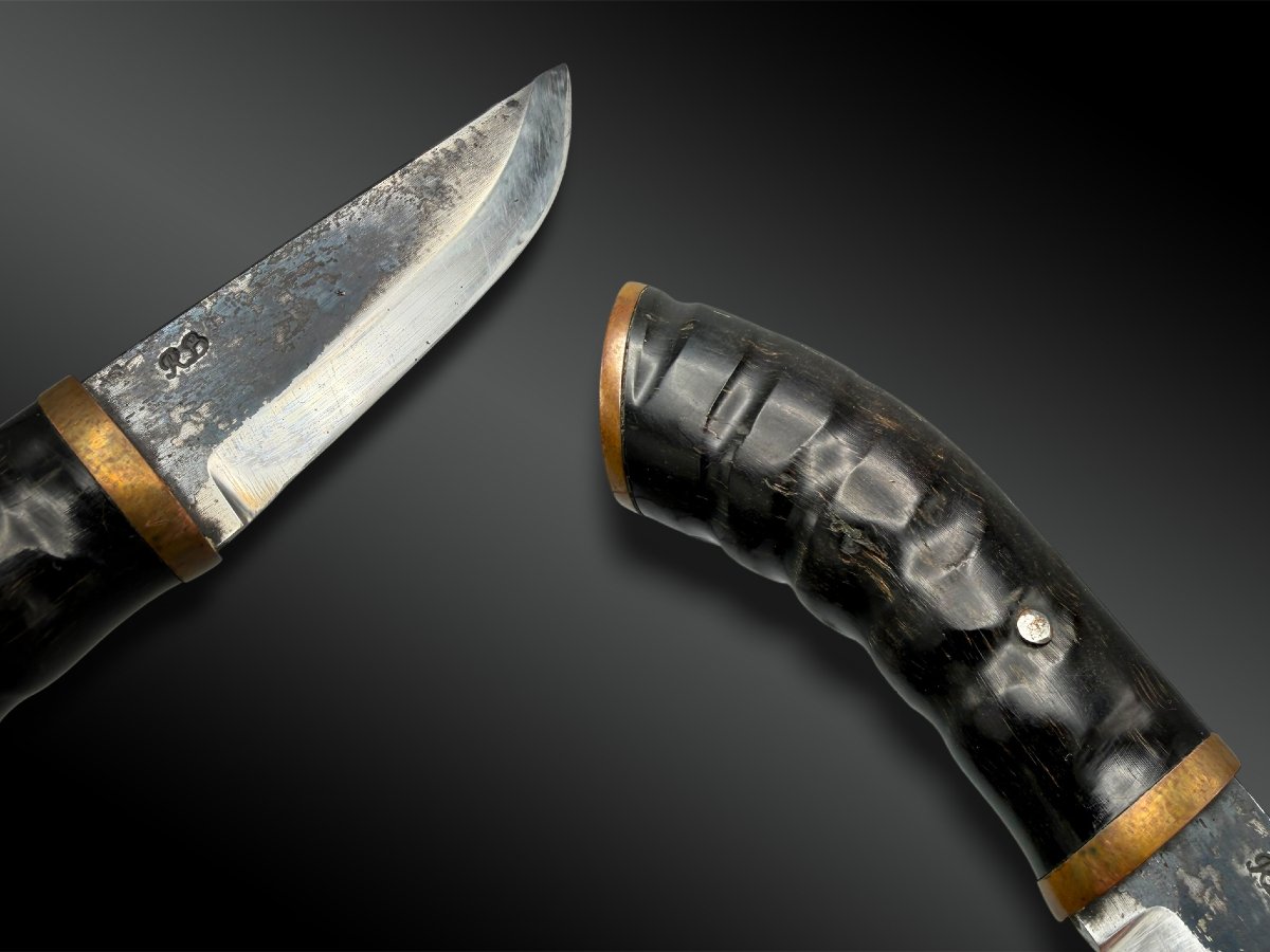 Knife Signed Rb - France - 20th Century-photo-2