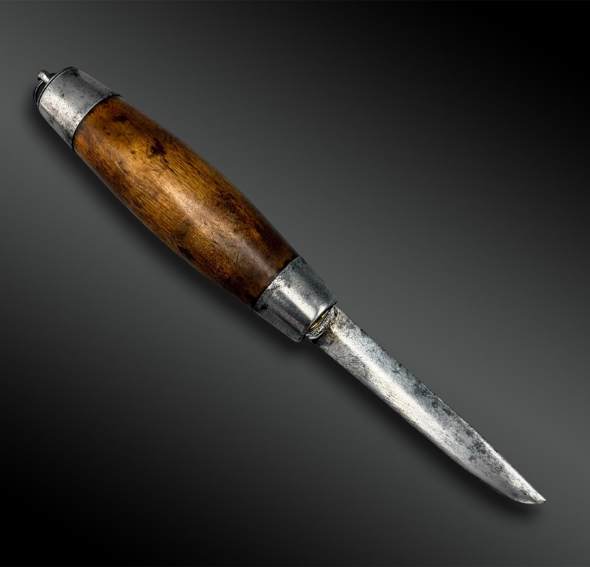 "barrel" Knife By P. Holmberg - Eskilstuna, Sweden - 20th Century