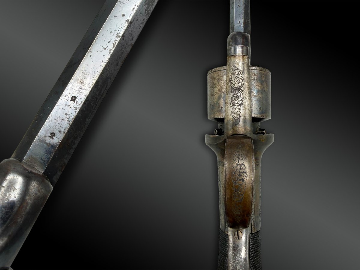 REVOLVER - Royaume-Uni - Vers 1850-photo-3
