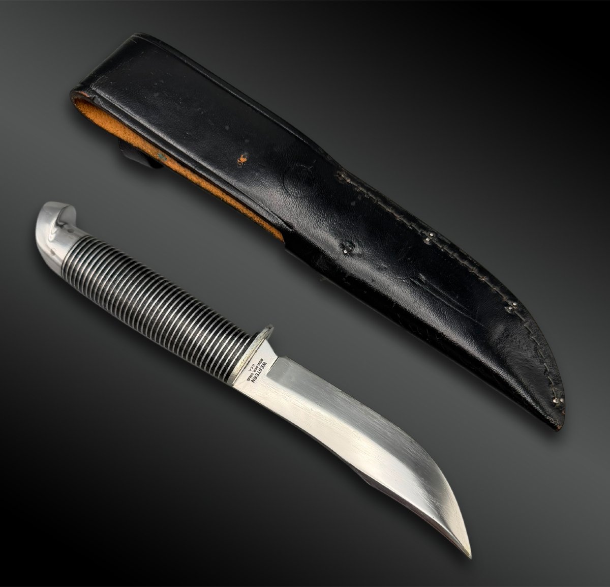 Knife Known As The "shark Knife," Signed Western - United States - 20th Century-photo-2