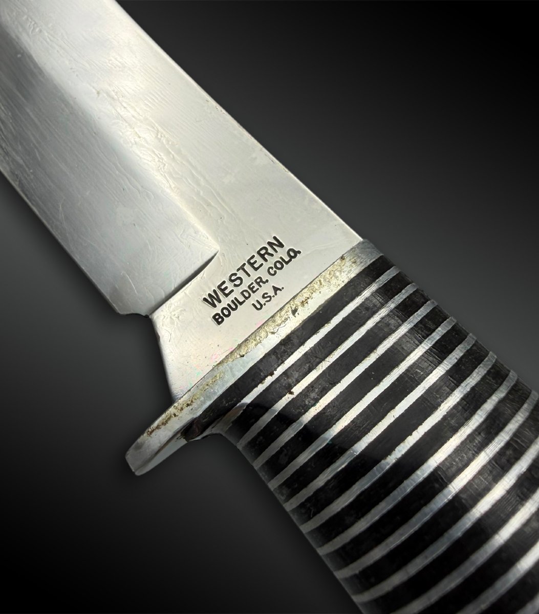 Knife Known As The "shark Knife," Signed Western - United States - 20th Century-photo-3