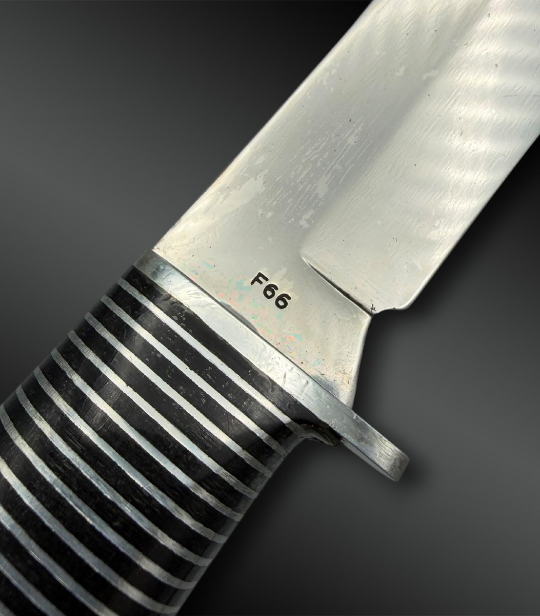 Knife Known As The "shark Knife," Signed Western - United States - 20th Century-photo-4