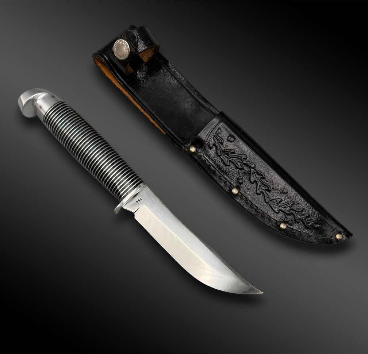Knife Known As The "shark Knife," Signed Western - United States - 20th Century
